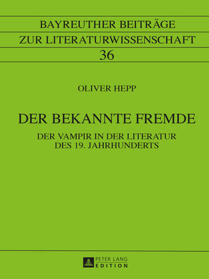 cover image of Der bekannte Fremde